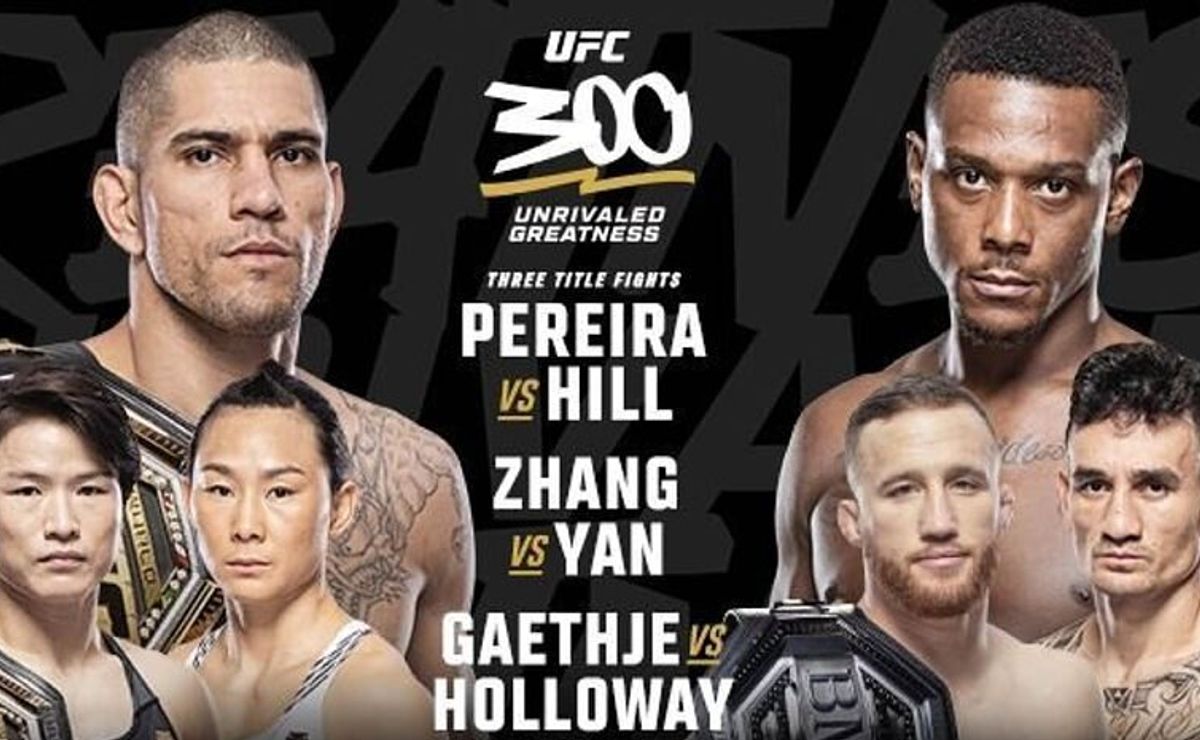 UFC 300 EN VIVO Cartelera, horario y dónde ver los combates - RedGol