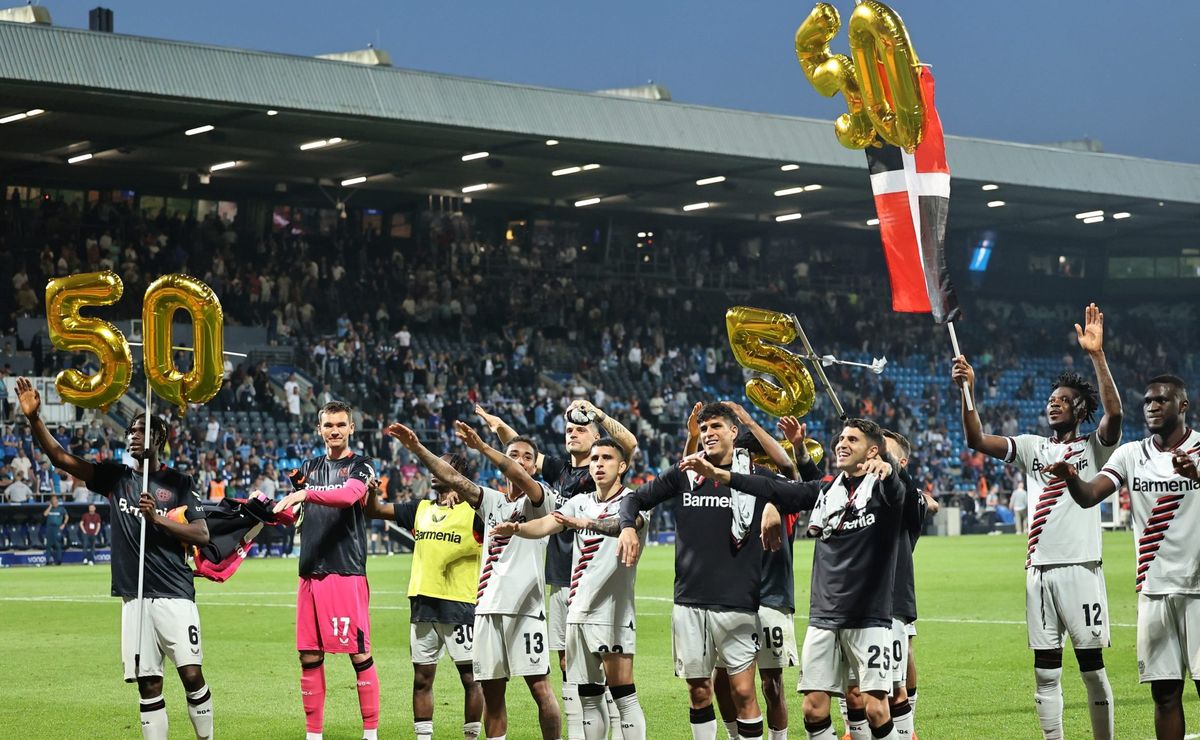 ¡Hicieron historia! El Bayer Leverkusen se transforma en el primer equipo europeo en mantener una racha de 50 partidos invictos