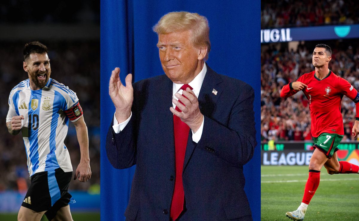 ¿Messi o Cristiano Ronaldo?Donald Trump en modo futbolero elije a su jugador favorito