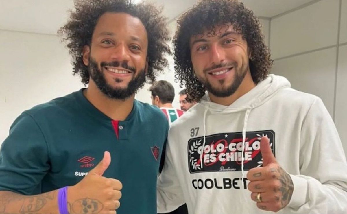 Comenzó la Arellanización: Marcelo Vieira celebra con Maxi Falcón la estrella 34 de Colo Colo