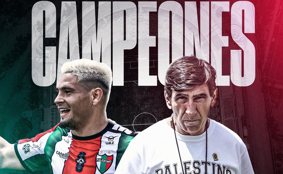 Palestino festeja orgulloso el título de Racing Club en la Copa Sudamericana 2024