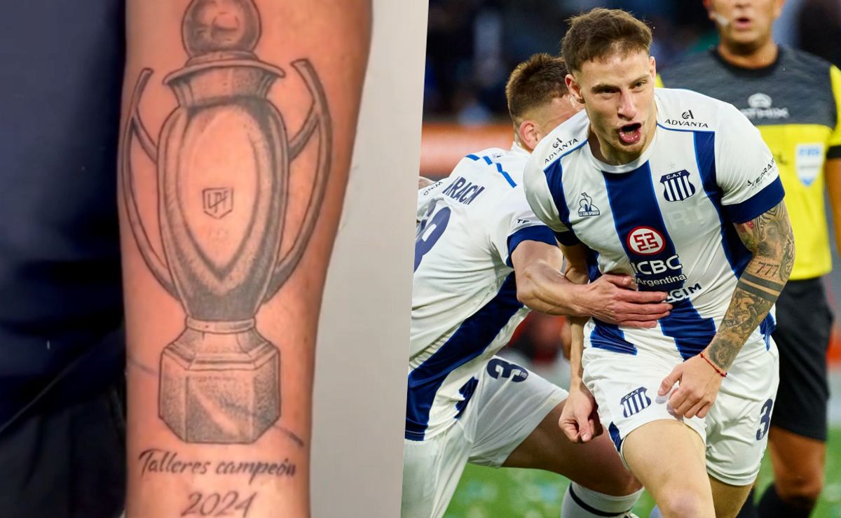 Amor a Barticciotto y compañía: Hincha mufa explica tatuaje de Talleres campeón