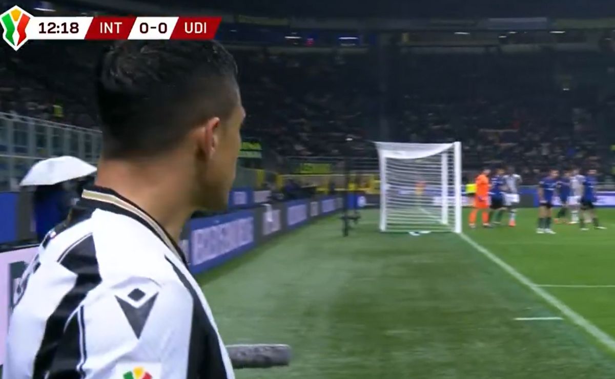 Alexis Sanchez casi le mete un gol olímpico al Inter en su regreso y debut como refuerzo de Udinese