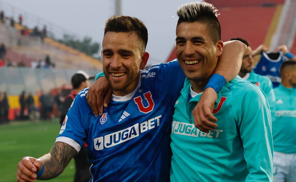 ¡Navidad azul! Jugadores argentinos de la U de Chile celebraron en conjunto