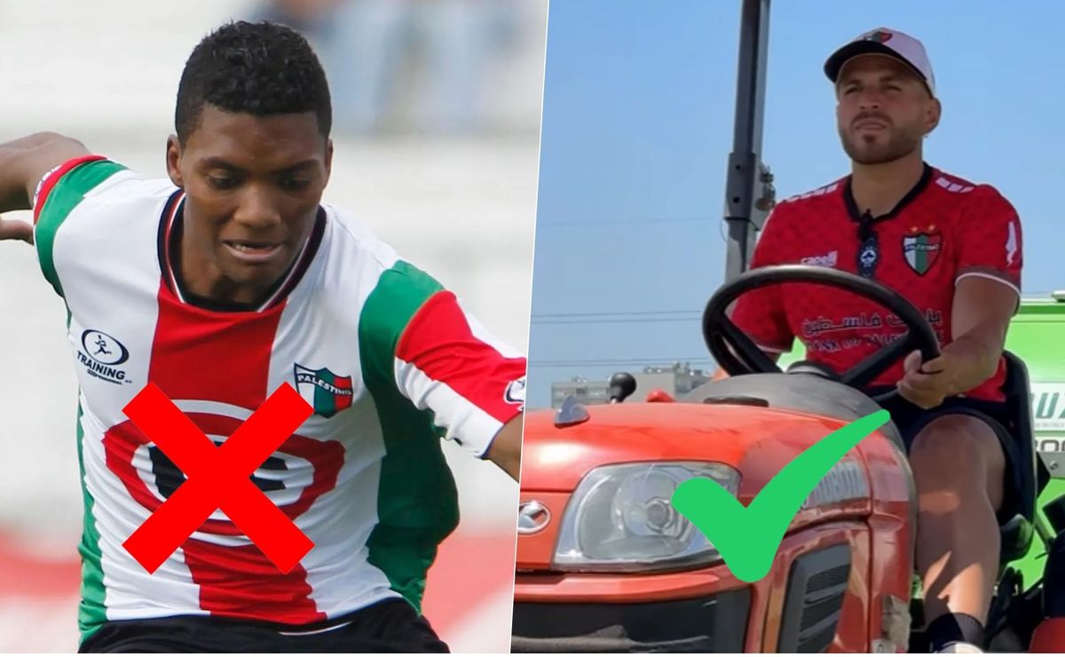 No era Junior Fernandes: Palestino presenta a su nuevo refuerzo arriba de un tractor