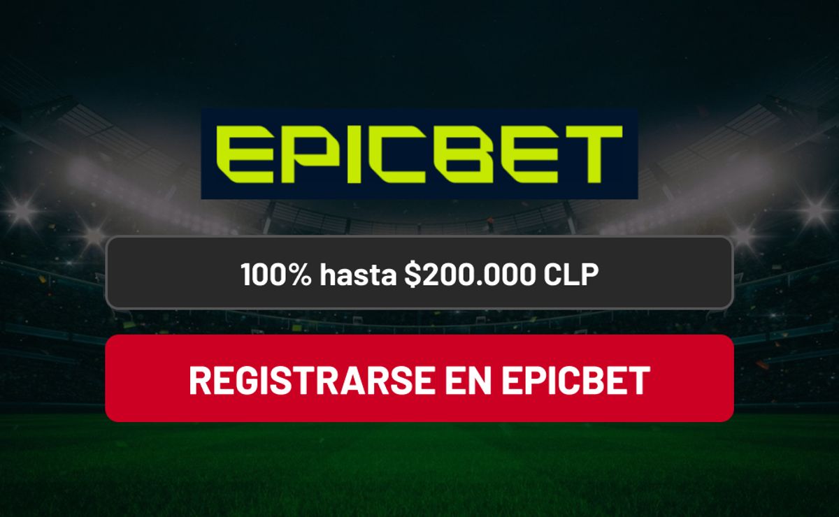 Código promocional Epicbet: 100% del primer depósito de hasta $200,000 CLP