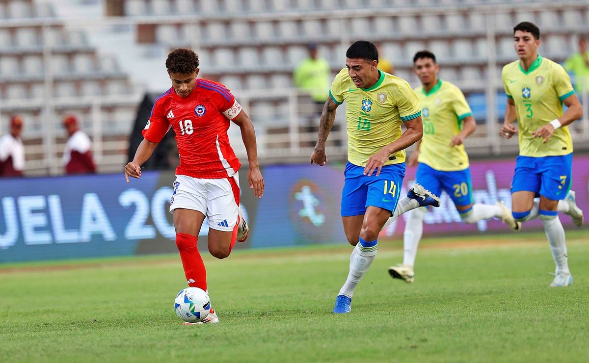 Chile vs Brasil: Minuto a minuto, crónica y goles por Sudamericano Sub 20
