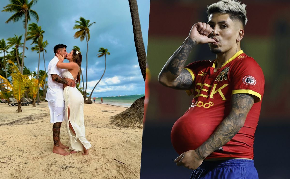 Triángulo amoroso con dos ex Colo Colo termina en emotiva celebración: gol dedicado a pareja embarazada