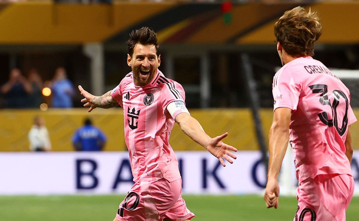 Cayó el primero de Lionel Messi en el Mundial de Clubes: golazo con soberbio tiro libre contra el Porto