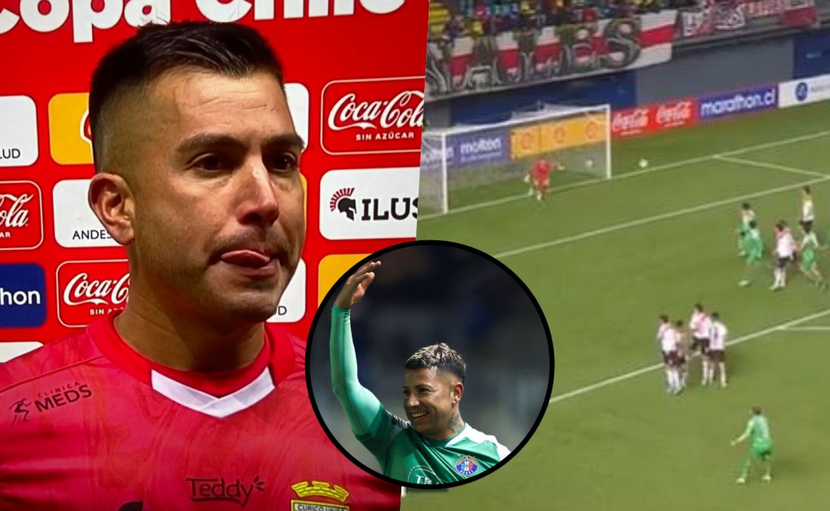 “Me dejó jaque mate”: arquero de Curicó cuenta la verdad del golazo “a lo Cristiano” del Leo Valencia en Copa Chile