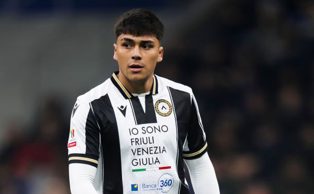 Buenas noticias: Damián Pizarro es titular en el primer once del Udinese 2025-26
