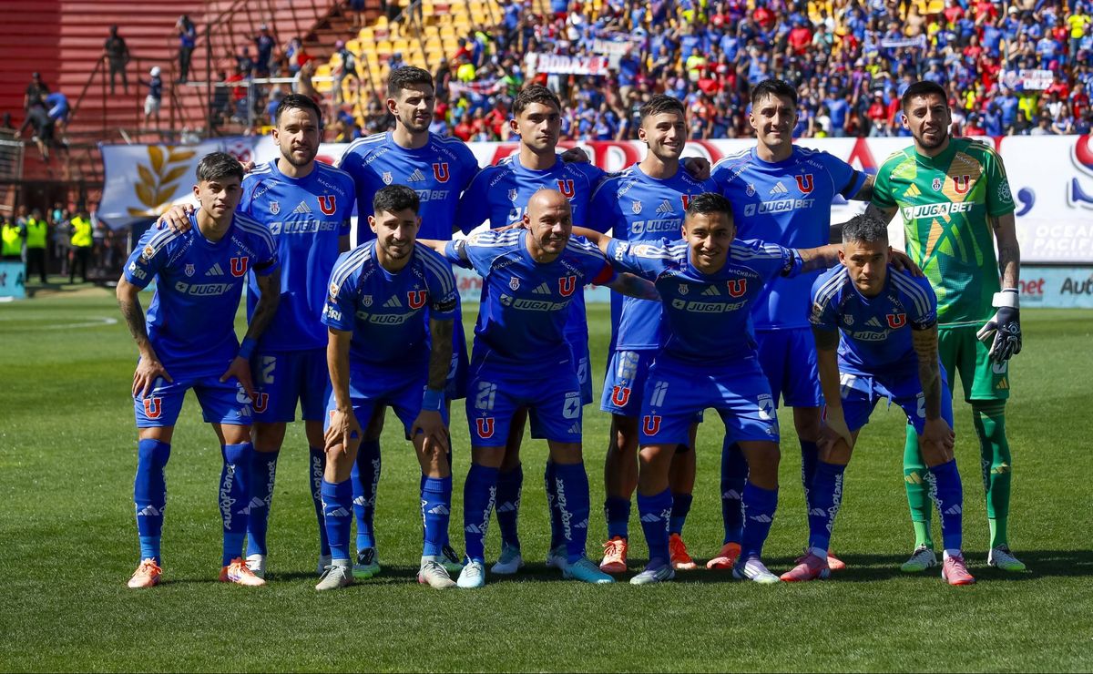 Sorpresa total: los cambios en la formación de U de Chile para recibir a Lanús