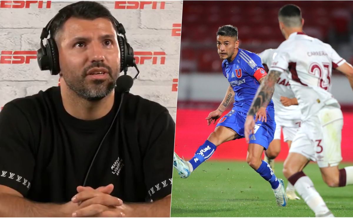 “Si vamos estadísticamente…”: Kun Agüero elogia a la U tras empate con Lanús en Sudamericana