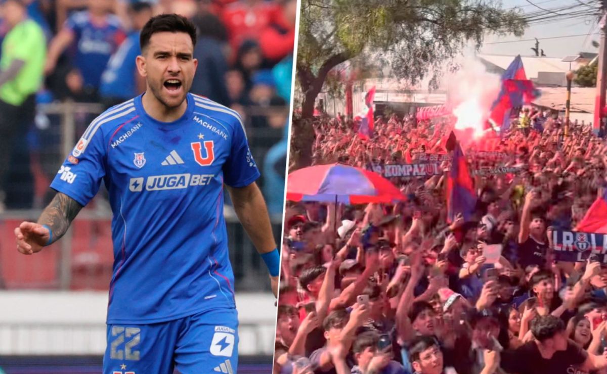 Un bullanguero más: Matías Zaldivia emociona a los hinchas de la U con arenga para revancha de Copa Sudamericana