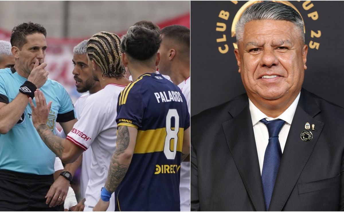 ¡Sospechoso! En Argentina castigan a árbitro que expulsó al hijo de “Chiqui” Tapia