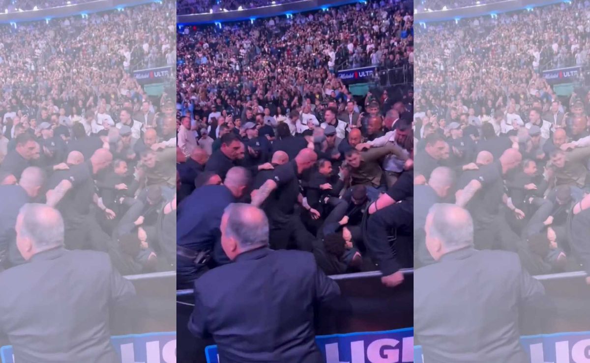 Escándalo en UFC 322: Brutal pelea en las gradas se roba las miradas en el evento de MMA