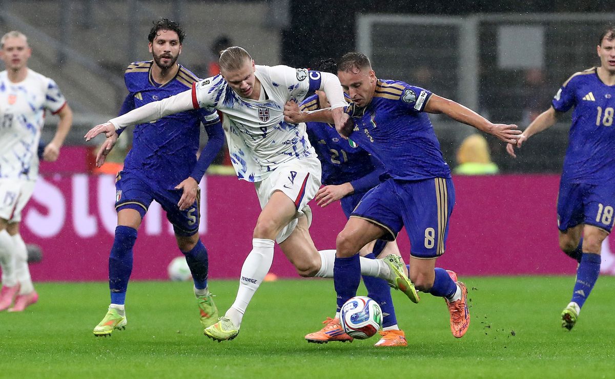 Noruega al Mundial con goleada y doblete de Erling Haaland contra Italia: la Azzurra a playoffs