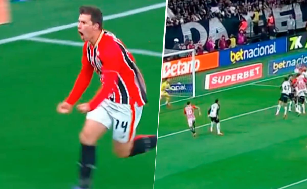 Sigue la racha en Sao Paulo: Gonzalo Tapia sorprende con golazo en clásico del Brasileirao