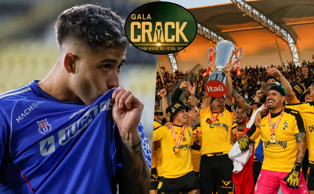 Lleno de figuras de Coquimbo, la U y Colo Colo: ¿Cómo y dónde votar en la Gala Crack 2025 del fútbol chileno?