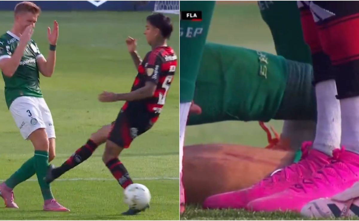 “Se le salió…”: Erick Pulgar se salvó de ser expulsado en la Final de Libertadores