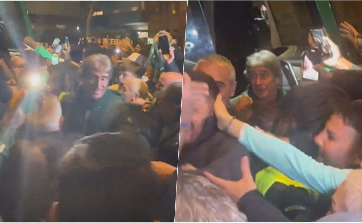 Hinchas del Betis reciben como rockstar a Manuel Pellegrini tras cortar mala racha ante Sevilla