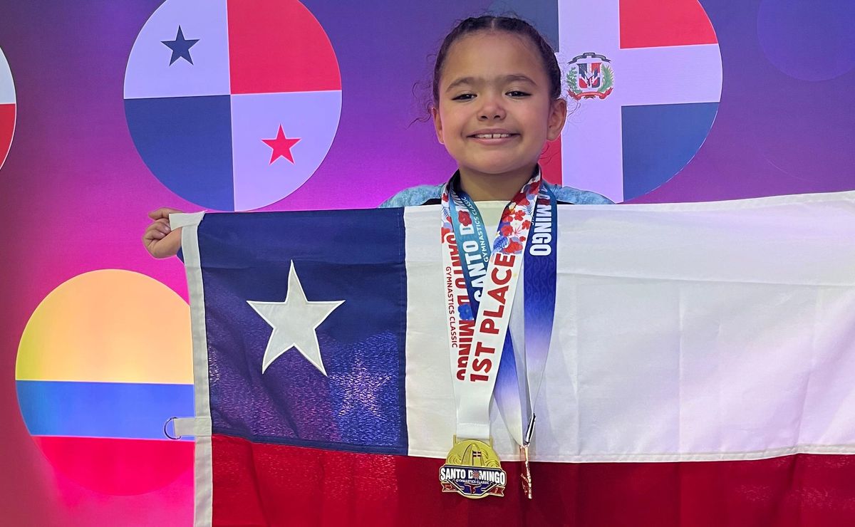 Tiene 7 años y ya fue campeona internacional de gimnasia artística: “Me gustaría volver a representar a Chile”