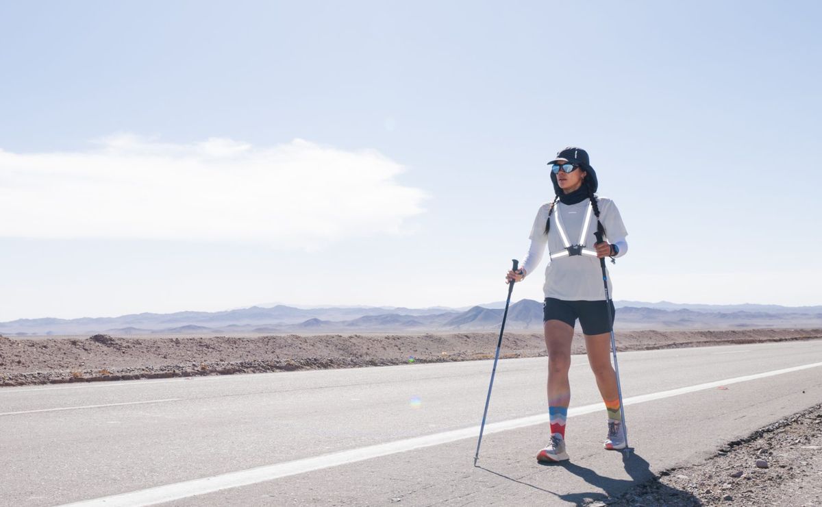La primera chilena en correr 500 km sola en el desierto: “Tuve que tomar una desición muy difícil…”