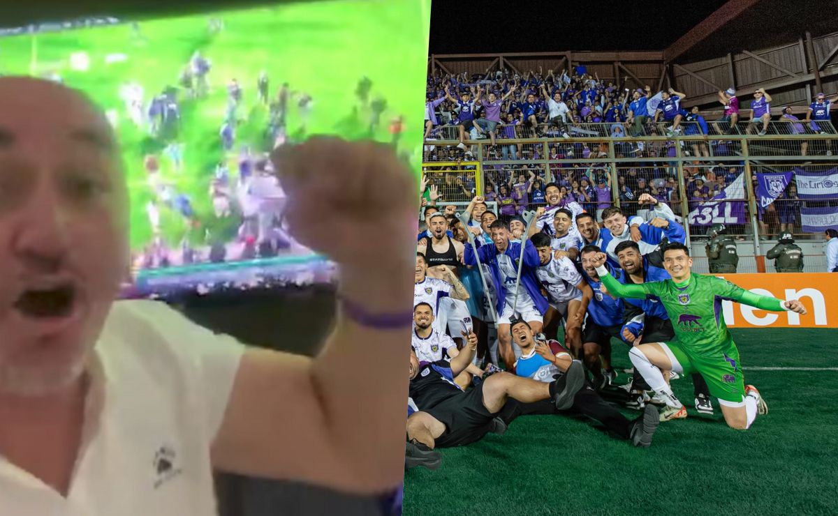 “Estoy amarrado en esta pieza, cumplieron con el corazón”: así celebró el Pato Almendra el ascenso de Concepción