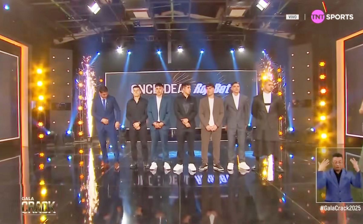 Ni fue a recibir el premio: El ganador al mejor futbolista del 2025 en la Gala Crack