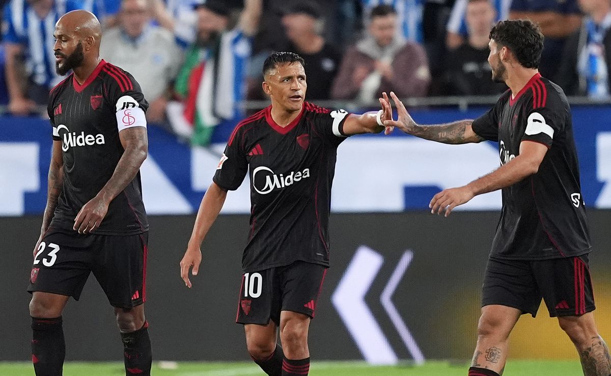 Minuto a minuto: Alexis Sánchez y Gabriel Suazo titulares en Sevilla contra Real Madrid