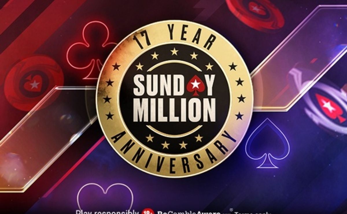 PokerStars anuncia 17º Sunday Million de Aniversário; confira