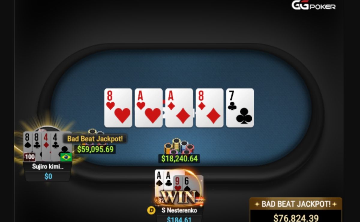 GGPoker simplificou Regras do Bad Beat Jackpot