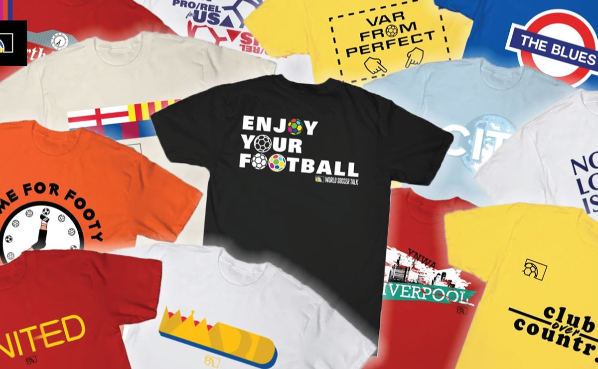 Show your colors with World Soccer Talk T-shirts