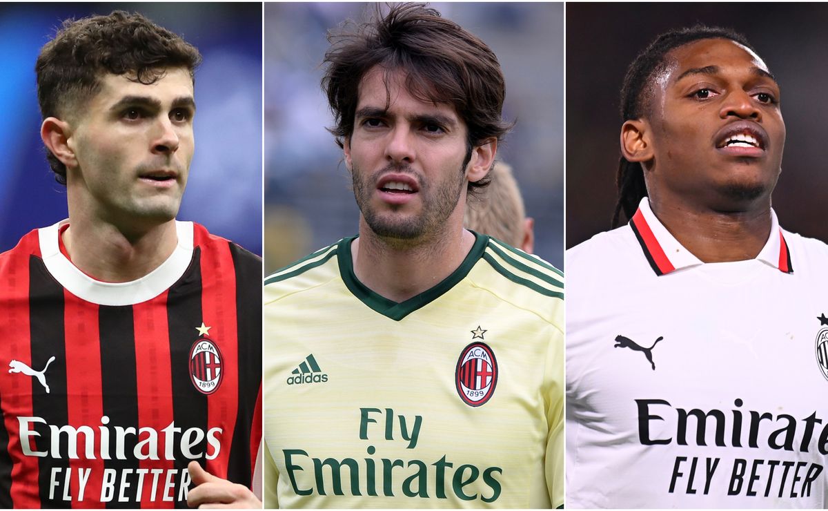 米兰（Milan）的2025  –  26年间，卡卡（Kaka）启发的巴西式三套套件将转弯：克里斯蒂安·普里西奇（Christian Pulisic）和拉斐尔·莱奥（Rafael Leao）如何摇滚球衣