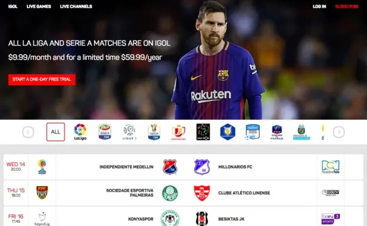 New soccer streaming service iGOL debuts in United States