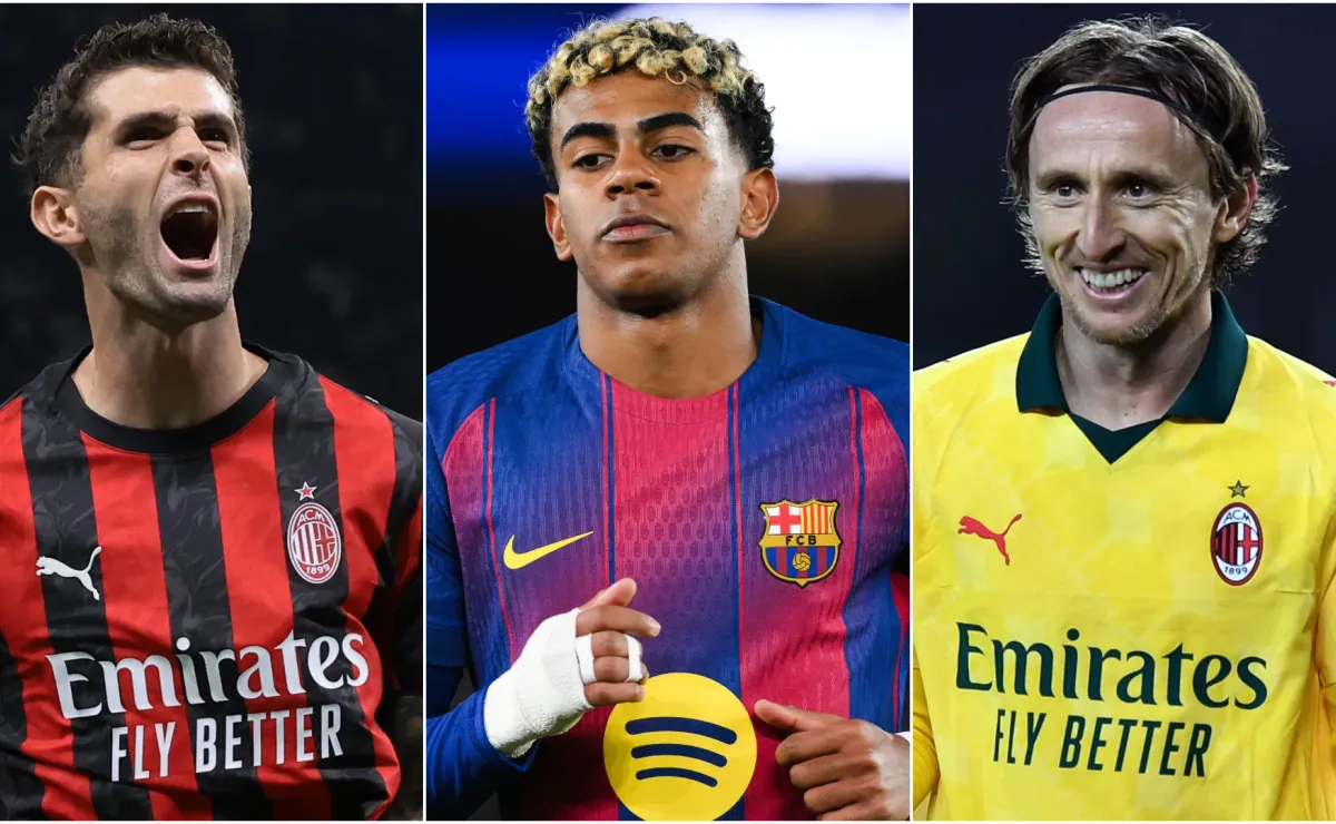 Christian Pulisic left chasing as Luka Modric rolls back the years: Milan star still setting the standard above USMNT ace, and even Lamine Yamal despite age gap