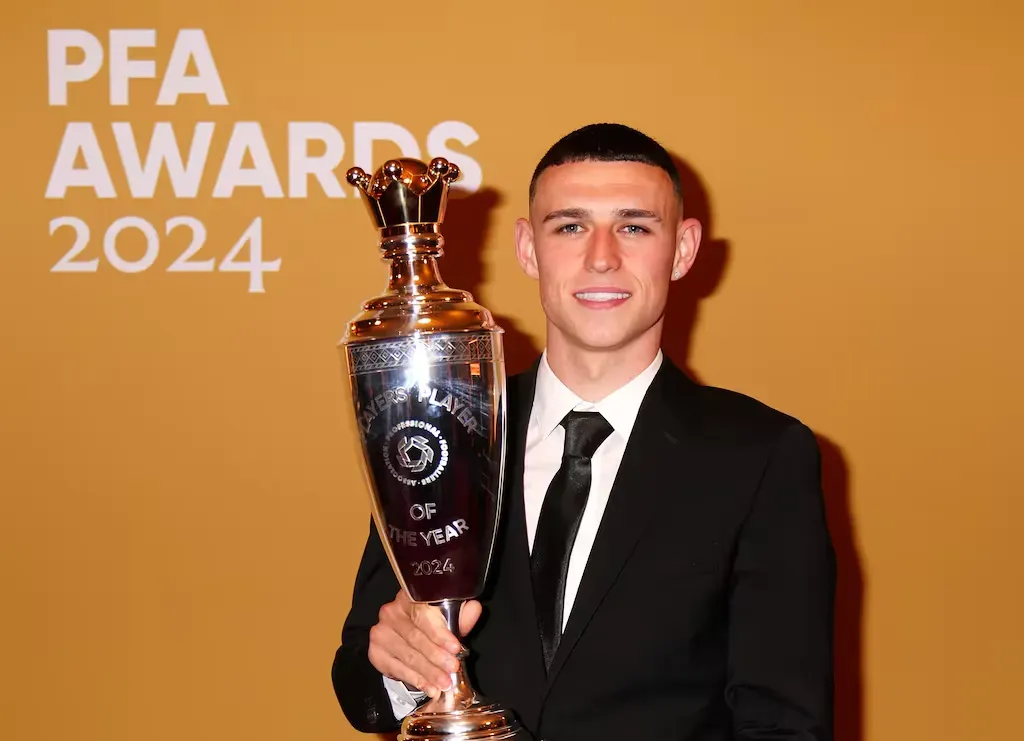 Foden fue el mejor jugador inglés de la Temporada 2023/24.