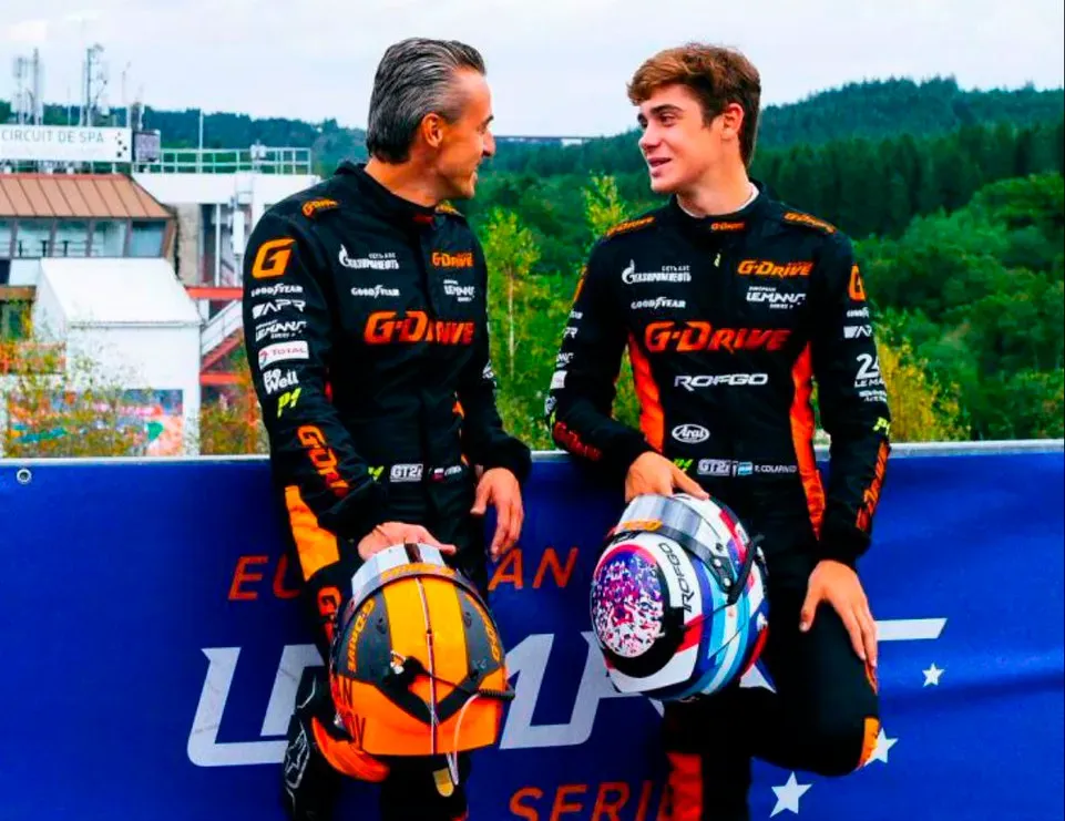 Roman Rusinov y Franco Colapinto, cuando compartieron equipo en el WEC