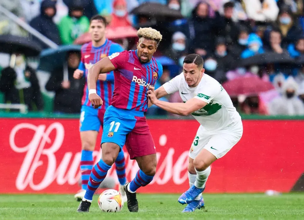 Iván Marcone y Jorge Almirón volvieron a coincidir en el Elche de España en 2020. Fuente: Getty Images.