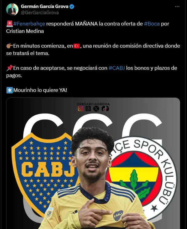 Mourinho busca a Medina. (Captura)