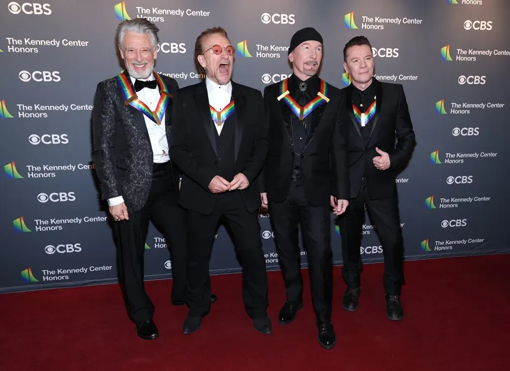 La Banda U2, completita (Getty)