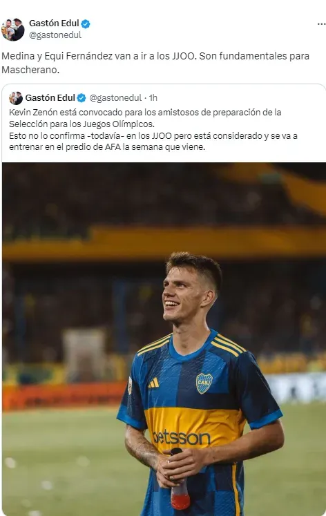 Kevin Zenón, convocado a los entrenamientos de la Sub23.