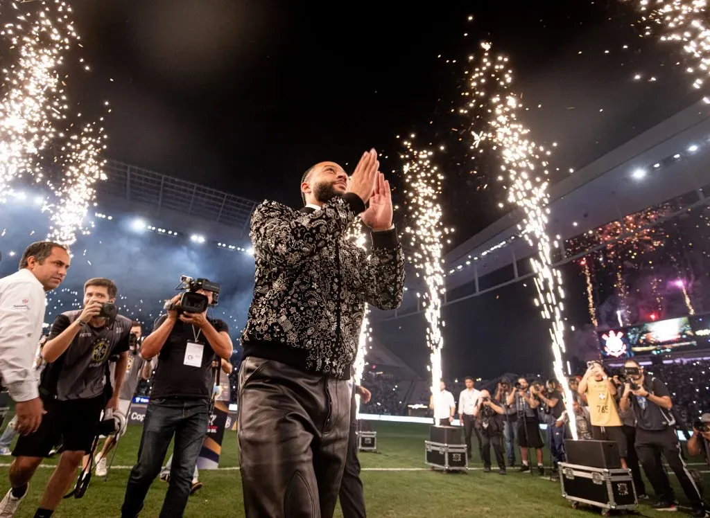 Memphis na Neo Química Arena. Foto: Rodrigo Coca/Agência Corinthians