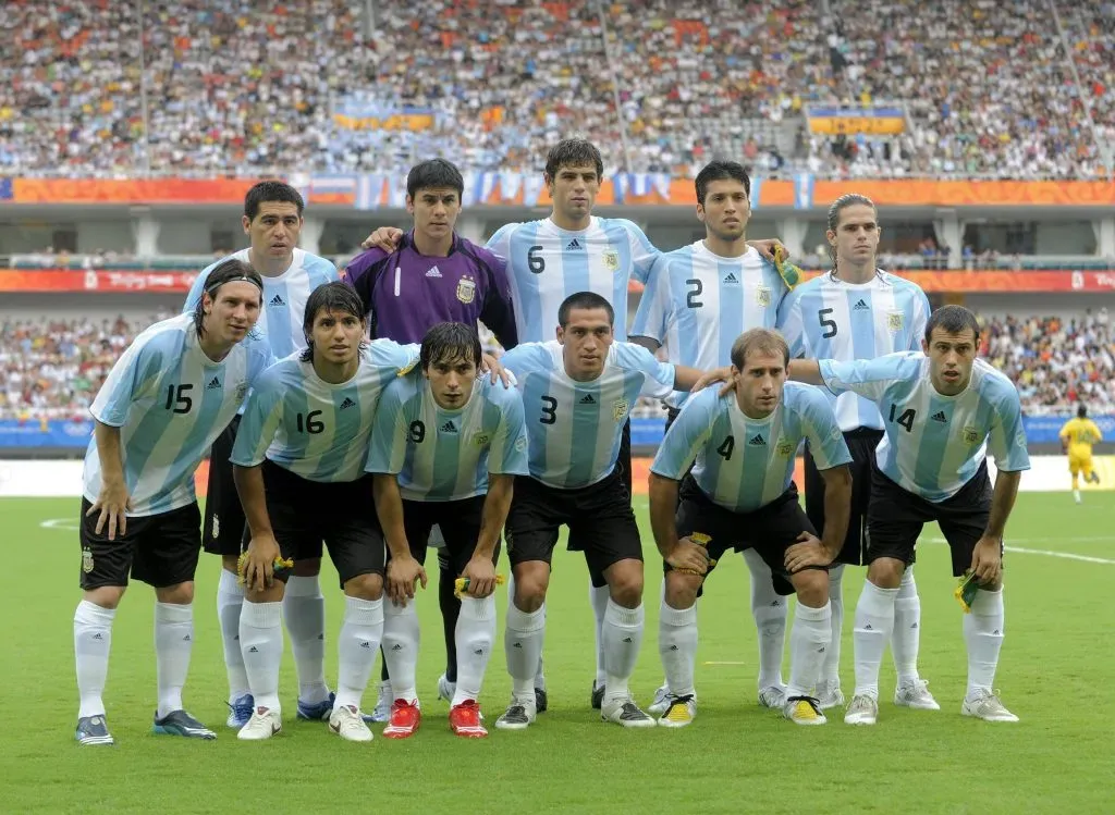 Óscar Ustari y Lionel Messi ganaron la medalla de oro en los Juegos Olímpicos de Beijing 2008. [Foto IMAGO]