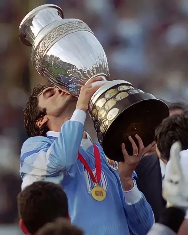 Ganó tres veces la Copa América con Uruguay. Foto archivo.