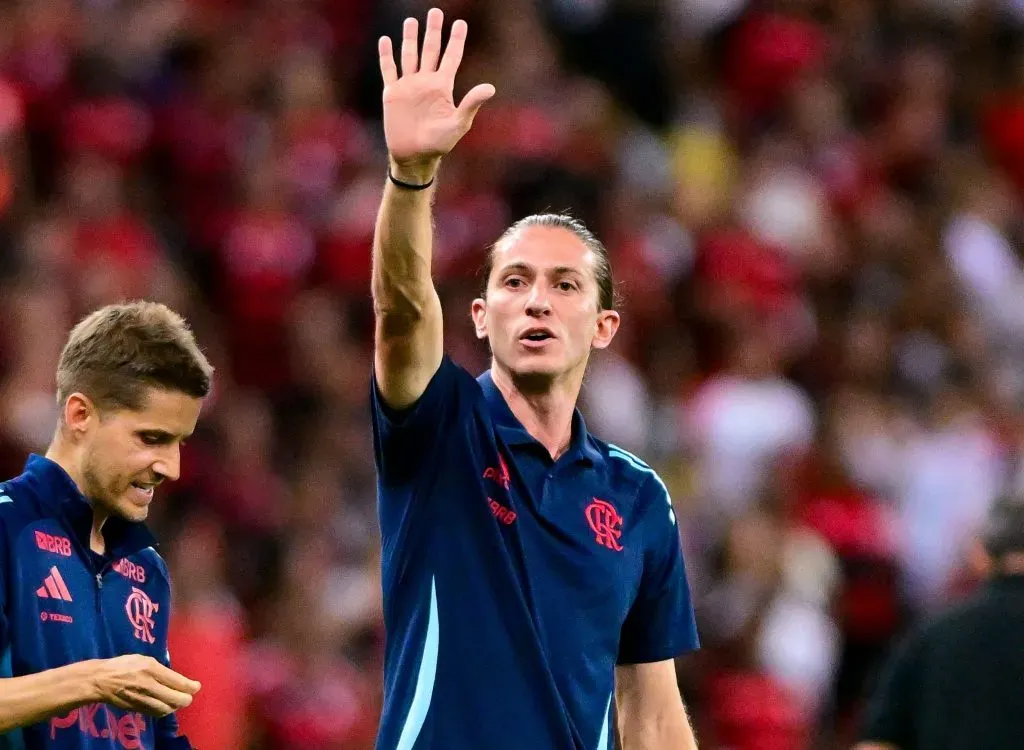 Filipe Luis em atividade pelo Flamengo. Foto: Andre Ricardo/ SPP Sport Press Photo. /Alamy Live News