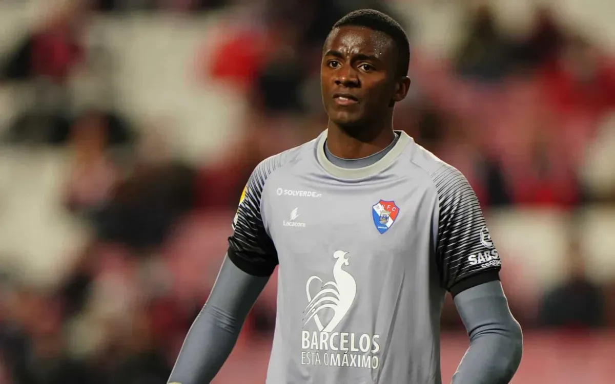 Goleiro Andrew, do Gil Vicente, entrou no radar de José Boto e Filipe Luís para 2026 – Foto: Divulgação/Gil Vicente