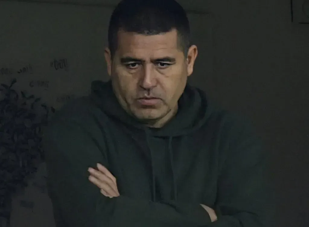 Juan Román Riquelme enojado. (Foto: Twitter).