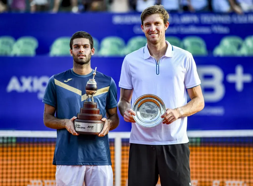 Nicolás Jarry se quedó con el segundo lugar en el Argentina Open. Imagen: Getty.