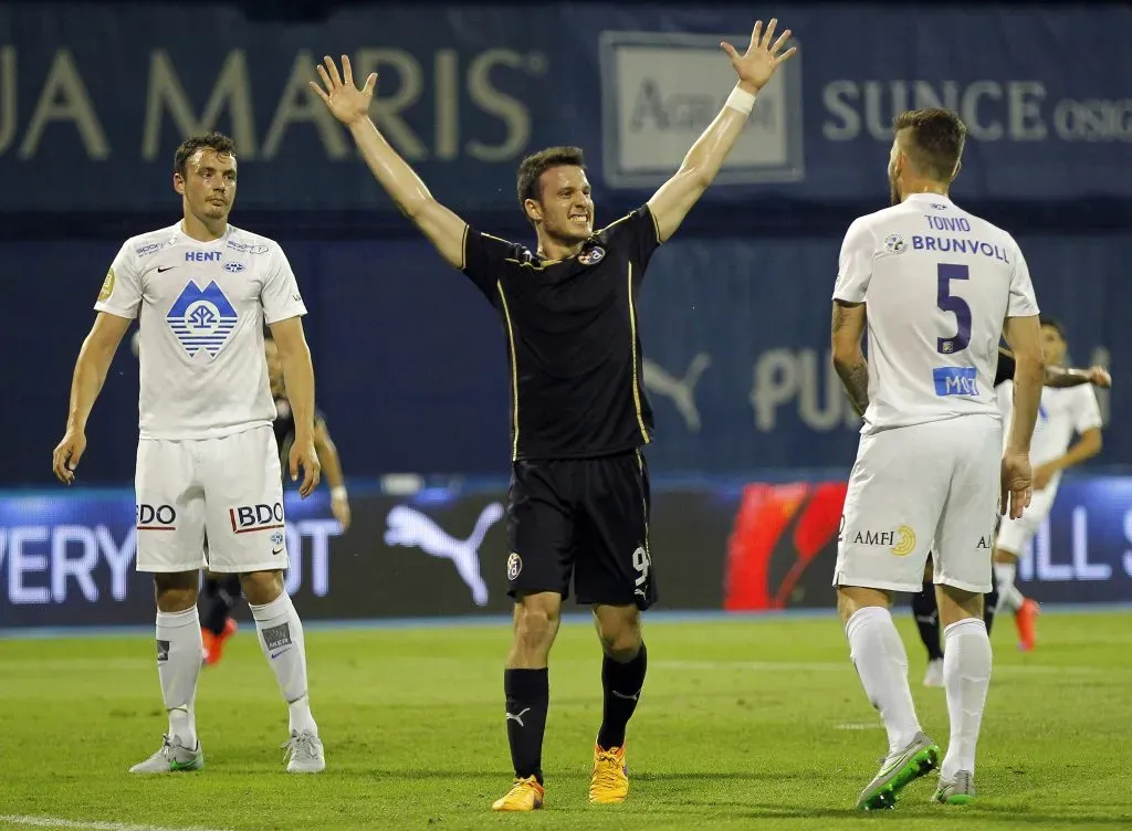 Henríquez en Croacia, donde mejor le fue. Imagen: Getty.
